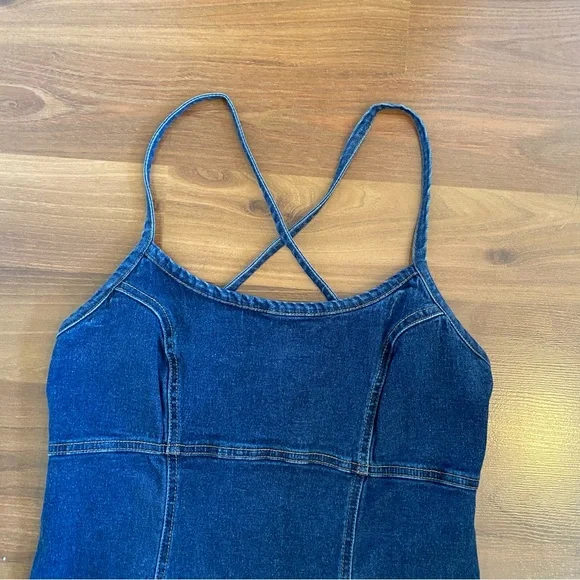 Blue Denim Dress - Picture 3 of 9